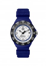 TAG Heuer Formula 1 Solargraph 38 Bleu Polylight Caoutchouc Blanc WBY1162.FT8105