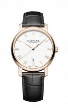 Réplique Chopard Classic Or rose Blanc Automatique Montre 161278-5005