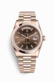 Réplique montre Rolex Day-Date 36 Everose 118205 m118205f-0142