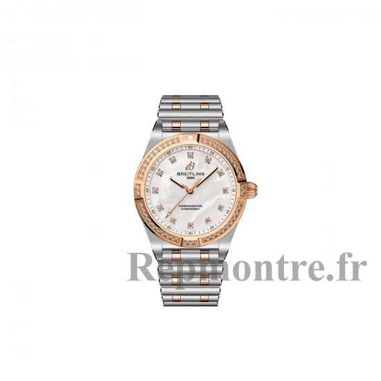 Breitling Chronomat U72310531A1U1 28 Acier inoxydable Or rouge MOP - Cliquez sur l'image pour la fermer