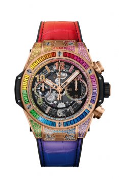 Replique HUBLOT Big Bang Unico King Gold Rainbow automatique 441.OX.9910.LR.0999