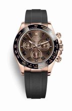 Réplique montre Rolex Cosmograph Daytona 18 ct Everose 116515LN chocolat cadran m116515ln-0015