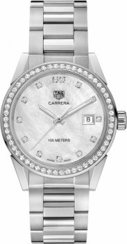 Réplique de montre Tag Heuer Carrera Quartz Mes dames WBG1315.BA0758