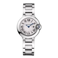 Cartier Ballon Bleu de Cartier Copie montre 28 mm bo?tier en acier a quartz WSBB0067