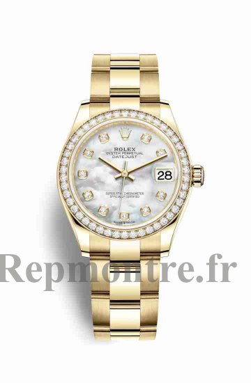 Réplique montre Rolex Datejust 31 jaune 18 ct 278288RBR m278288rbr-0013 - Cliquez sur l'image pour la fermer