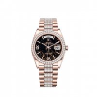 Replique Rolex Day-Date 36 montre 18 ct Everose gold M128345RBR-0045