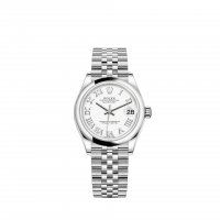 Réplique Rolex Datejust 31 Oystersteel Bracelet Jubilee Cadran Blanc