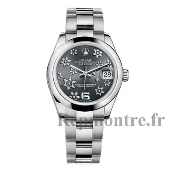 Réplique Rolex Datejust Foral Rhodium Dial automatique acier Dame Montre 178240 - Cliquez sur l'image pour la fermer