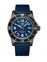 qualite superieure Réplique Breitling Superocean Automatique 46 Noir Acier Bleu M17368D71C1S1