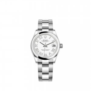 Réplique montre Rolex Datejust 31 Oystersteel cadran blanc