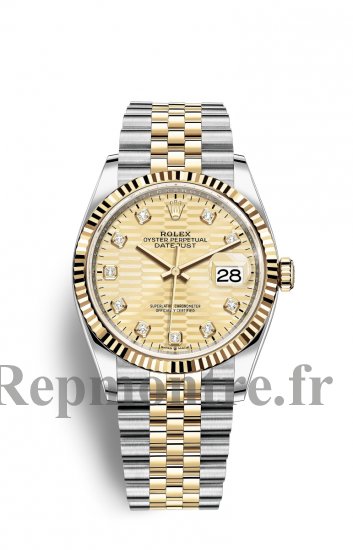 Replique Rolex Datejust 36 OysterAcier and Jaune Or M126233-0045 - Cliquez sur l'image pour la fermer