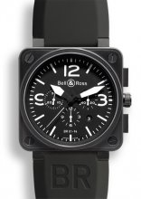 Réplique Bell & Ross BR 01-94 Chronographe de carbone Montre