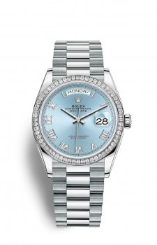 Copie de Rolex Day-Date 36 Platine M128396TBR-0002