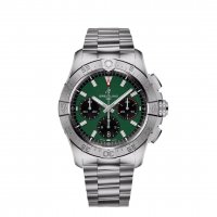 Breitling Avenger B01 Chronographe 42 Acier Inoxydable AB0146101L1A1 Bracelet Vert