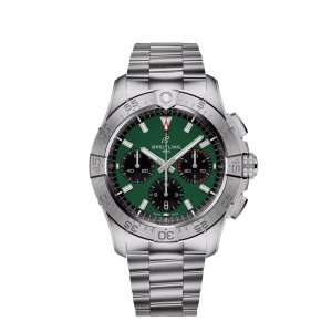 Breitling Avenger B01 Chronographe 42 Acier Inoxydable AB0146101L1A1 Bracelet Vert  Breitling Avenger B01 Chronographe 42 Acier Inoxydable AB0146101L1A1 Bracelet Vert