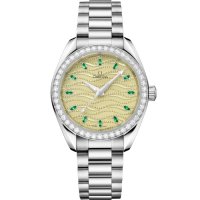 Omega Seamaster Aqua Terra 150M Master Chronometer 34 Canopus Bracelet or diamant champagne 220.55.34.20.60.002