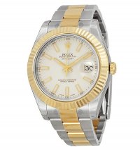 Réplique Rolex Datejust II Cream/Ivoire Cadran Inoxydable Acier et 18K Or Jaune Oyster 116333ISO