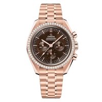 Omega Speedmaster MoonReplica montre Professionnel 42mm Montre Replique Homme Sedna Or O31055425013001