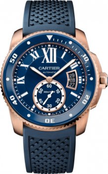 Réplique Montre Calibre de Cartier Diver bleu WGCA0010