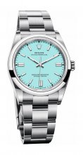 Réplique de Rolex Oyster Perpetual 36 Bracelet Oyster a cadran bleu turquoise m126000-0006