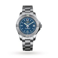 AAA Réplique Montre Breitling Colt 44 Quartz Cadran bleu Acier Band pour hommes A7438811/C907-173A