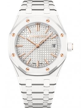 Audemars Piguet Royal Oak Automatique 34 Ceramique Blanche 77350CB.OO.1266CB.01