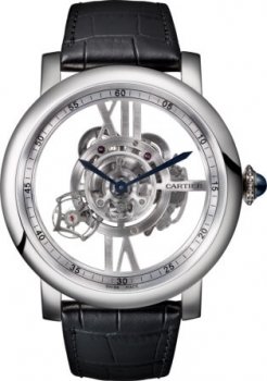 Réplique Montre Rotonde de Cartier Astrotourbillon skeleton W1556250