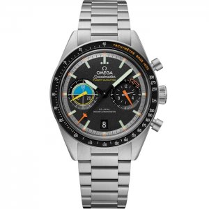 Omega Speedmaster Pilot Flight Qualified Acier inoxydable noir 332.10.41.51.01.002