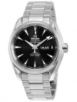 Réplique Omega Aqua Terra Noir Cadran 231.10.39.22.01.001