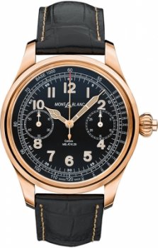 Réplique Montblanc 1858 Chronographe Tachymetre Montre Homme 112637