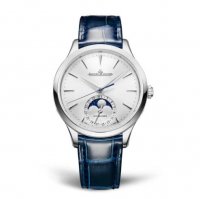 Replique Jaeger-LeCoultre Master Ultra Thin Moon 36 Acier inoxydable Argent Cadran 1248420