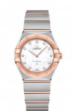 AAA Réplique Montre OMEGA Constellation Acier Sedna or diamants 131.20.28.60.55.001