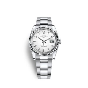 qualite superieure Réplique Rolex Date 34 Oystersteel M115234-0003