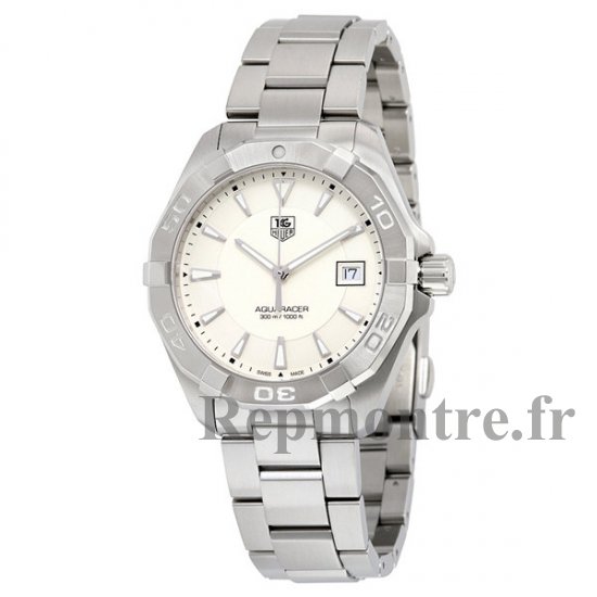 Tag Heuer Aquaracer Cadran Argent Acier Inoxydable WAY1111.BA0928 Homme Réplique Montre - Cliquez sur l'image pour la fermer