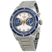 Réplique Tudor Heritage Chronographe Chrono bleue 70330B Inoxydable Acier