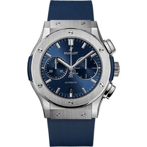 Replique Hublot Classic Fusion Titanium Blue 521.NX.7170.RX montre