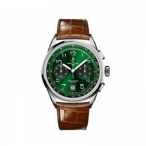Breitling Premier B01 Chronographe 42 mm Replique montre homme Vert AB0145371L1P1