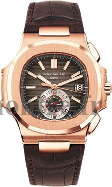 Patek Philippe Nautilus hombres or rose 5980R-001 Réplique - Cliquez sur l'image pour la fermer