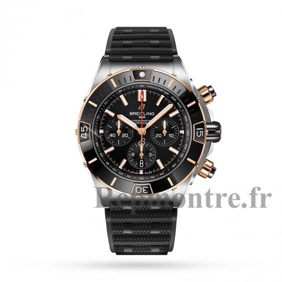 Breitling Super Chronomat B01 44 en acier inoxydable et or rouge 18 carats Replique montre UB0136251B1S1 - Cliquez sur l'image pour la fermer