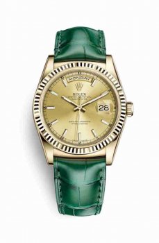 Réplique montre Rolex Day-Date 36 jaune 18 ct 118138 m118138-0125