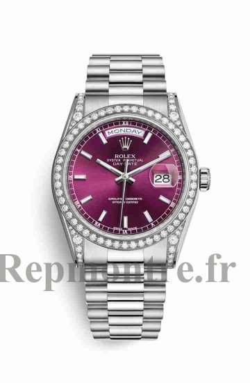Réplique montre Rolex Day-Date 36 cosses en blanc de 118389 Cherry Cadran m118389-0106 - Cliquez sur l'image pour la fermer