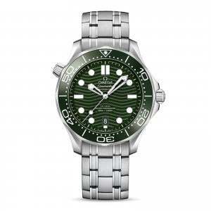 Omega Seamaster Diver 300m Co-Axial Master Chronometer 42mm Replique montre homme Vert O21030422010001