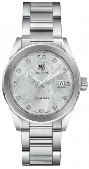 Réplique de montre Tag Heuer Carrera Quartz Mes dames WBG1312.BA0758