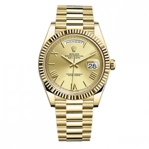 Rolex Day-Date 40 Automatique Champagne Dial 18kt Yellow Réplique