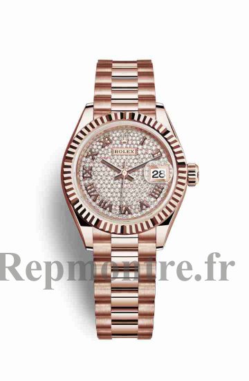 Réplique montre Rolex Datejust 28 Everose 279175 cadran de m279175-0023 - Cliquez sur l'image pour la fermer