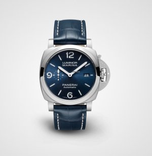 Réplique de Panerai Luminor Marina automatique a cadran bleu pour hommes - PAM01313