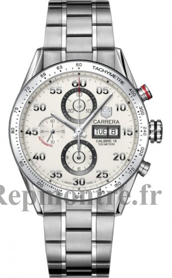 Réplique Tag Heuer Carrera Automatique Chronograph Day Date CV2A11.BA0796 - Cliquez sur l'image pour la fermer