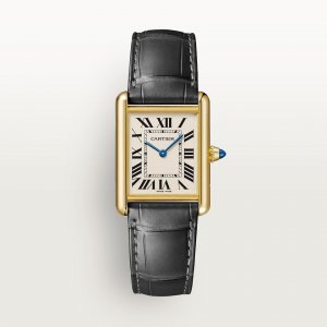 Cartier Tank Louis Cartier Grand Quartz Or Jaune Argent WGTA0067