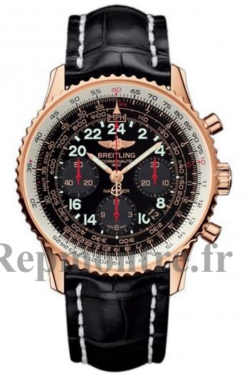 Réplique montre Breitling Navitimer Cosmonaute Rose RB0210B5/BC19/743P/R20BA.1 - Cliquez sur l'image pour la fermer