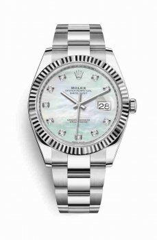Réplique montre Rolex Datejust 41 blanc Roles 126334 m126334-0019